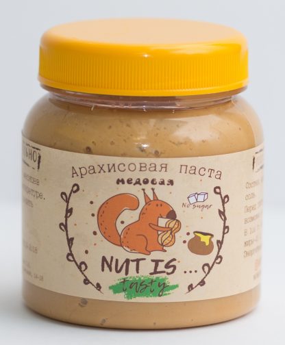 Арахисовая паста медовая Nut Is