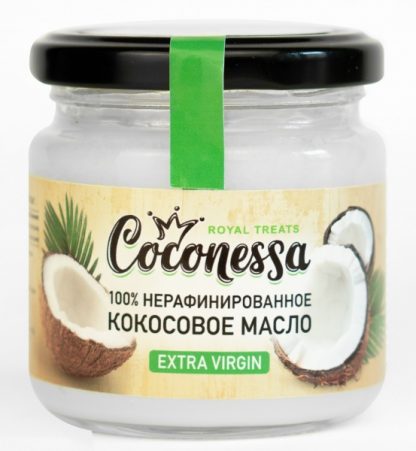 Масло кокосовое нерафинированное 100% 160гр. Coconessa