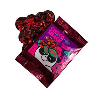 Шокоснек "Вишнёвая панда" Organic Candy 50гр